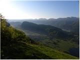 Stara Fužina - Planina Vodični vrh